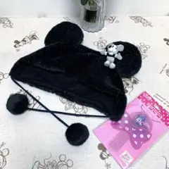 ぬいぐるみ付きファンキャップ＆ぬいぐるみバッジスタンド　ミニーのファンダーランド