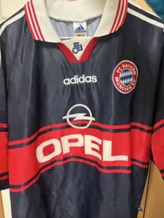 バイエルンミュンヘン サッカーユニフォーム メンズLサイズ ネイビー