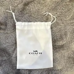 COACH ホワイト 布製ポーチ
