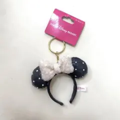 ミニー パール レザー カチューシャ キーホルダー