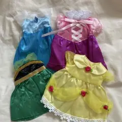メルちゃん　ソランちゃん　人形　ディズニー風　ドレス　４点セット　プリンセス