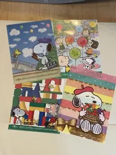 非売品　日本生命　スヌーピークリアファイル4枚セット