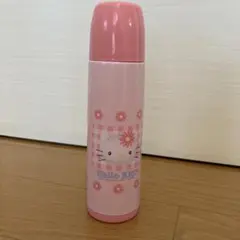 99年製　平成　レトロ　Hello Kitty ピンク　水筒 花柄　250ml