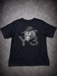 人気モデル】Y-3 Yohji Skull Tee スカル刺繍 Tシャツ 黒M - メルカリ