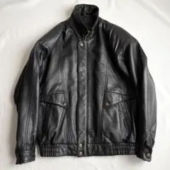 【90s】OLD vintage FARFALLA レザージャケット ブルゾン