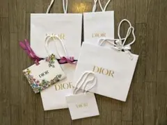 Dior ショップ袋 5枚セット ホワイト