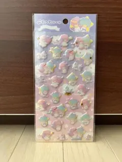 リトルツインスターズ　ぷくっとシール