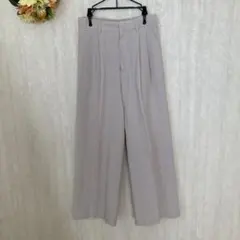 ジャーナルスタンダード　クロップドワイドパンツ　リネン　アイボリー