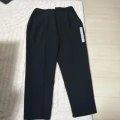ブラック プリーツ スラックス