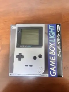 GAME BOY LIGHT シルバー 本体MGB-101 取説、箱付き