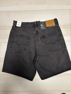 【最安値】リーバイス 468 ルーズショーツ　W32 ユーズドブラック　バギーのサムネイル