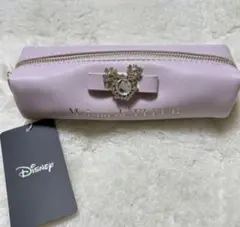 Maison de FLEUR ミッキービジューロングペンポーチ　新品　ピンク