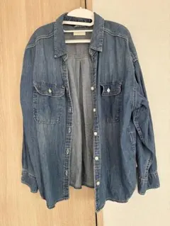 アースミュージックアンドエコロジー　デニムシャツ　アウター