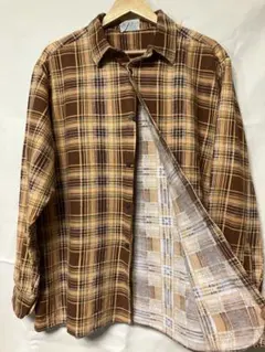 レア Sohaj チェコ製 プリントネルシャツ ユーロ L〜LL ヴィンテージ