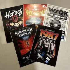 【5枚セット】ポスター ストレンジャーシングス 一番くじ