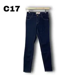 2452★【C17】　エドウィン　スキニー　デニム　ジーンズ　25　美品