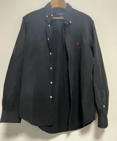 Ralph Lauren クラシックフィット ブラックシャツ M 黒
