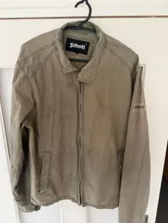 Schott カーキ ジップアップジャケットのサムネイル