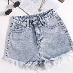 SHEIN 1981910 デニム ショートパンツ M(XS)サイズ