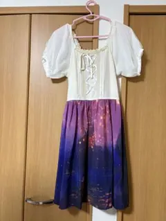 ディズニー ハロウィン　Dハロ 仮装　ラプンツェル　衣装　axes