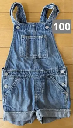 GAP デニム　オーバーオール　100