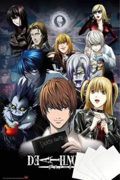 アニメ版 DEATHNOTE 海外正規品 ポスター