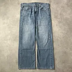 リーバイス569 Levis W34 ブルーデニム 青 ヒゲ 古着 16808