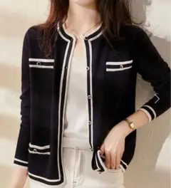 ノーカラージャケット風カーディガン　新品