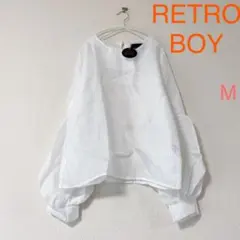 【再値下げ】RETRO GIRL BOY 袖ボリュームメッシュPO