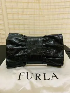 【美品】FURLA フルラ　クラッチバッグ　ハンドバッグ　パーティーバッグ