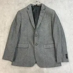 バナナリパブリック　ヘリンボーン　ウールジャケット　古着　グレー　42R