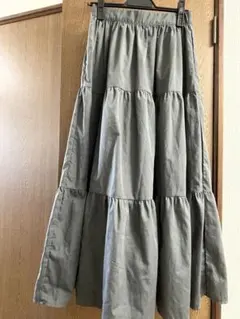 ティアードロングスカート
