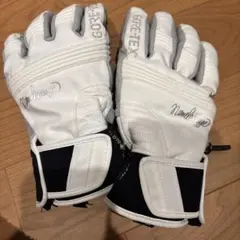 GORE-TEX ホワイト 5本指グローブ namelessage