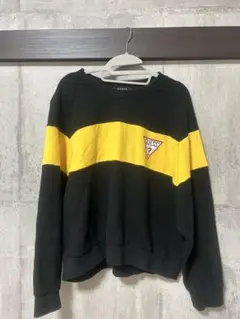 GUESS ストライプ トレーナー 黒/黄色のサムネイル