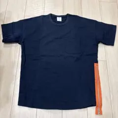 MISTERGENTLEMAN サイドジップ ポケットTシャツ ネイビー Sのサムネイル