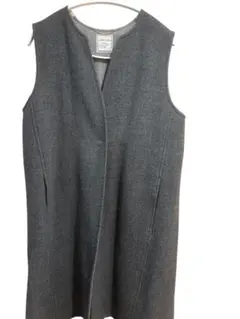 ノーカラー　ベスト　ジレ