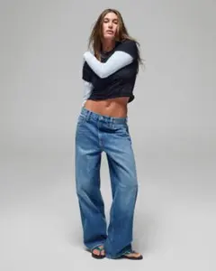 GAP The Hailey Extra Baggy デニム 25のサムネイル