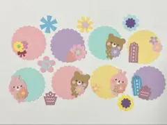 セール品　クラフトパンチ　アルバムクラフト　メッセージカード　動物　花