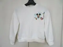 Disney ディズニーキャラクター裏毛トレーナー130㎝　トレーナー　美品