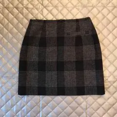 美品！大きめチェックのミニスカート♡