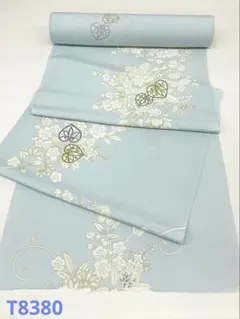 小紋 紋意匠 浮き華紋様 金彩 正絹 反物 小紋 金彩 紋意匠 飛び柄 オーキッドミスト色 正絹 反物