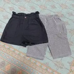 キッズ ハーフパンツ 半ズボン 2枚セット
