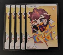 クロススターズ　プレイポイント　 kinako　プロモ　5枚セット　クロスタ
