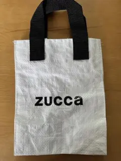 zucca 不織布ショッピングバッグ 白 約20cm x 25cm
