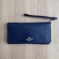 COACH ネイビー 長財布
