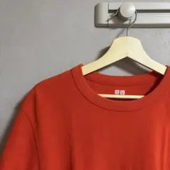 UNIQLO U/Tシャツ/クルーネックT/オレンジ