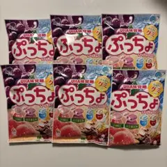 ぷっちょ 4種アソート 1箱分 6袋 グミ プライズ 匿名配送