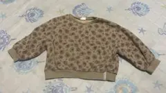 ヒョウ柄スウェットトレーナー 110cm