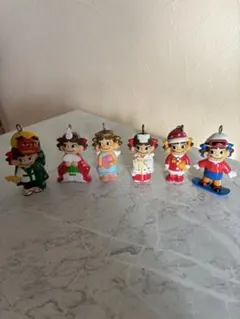 ペコちゃん ストラップ 6体セット