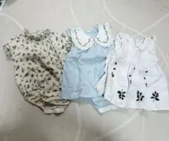 ロンパース、ワンピースセット